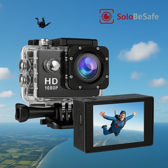 Want to Capture Stunning Moments Underwater? 🌊🎥 4K Waterproof Action Camera | - Picture 1 of 7